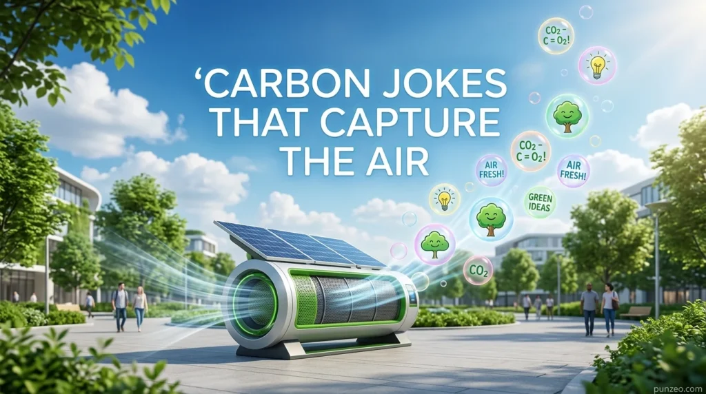 Carbon Jokes That Capture the Air