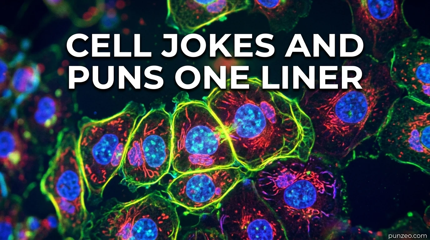 Cell Jokes and Puns One Liner