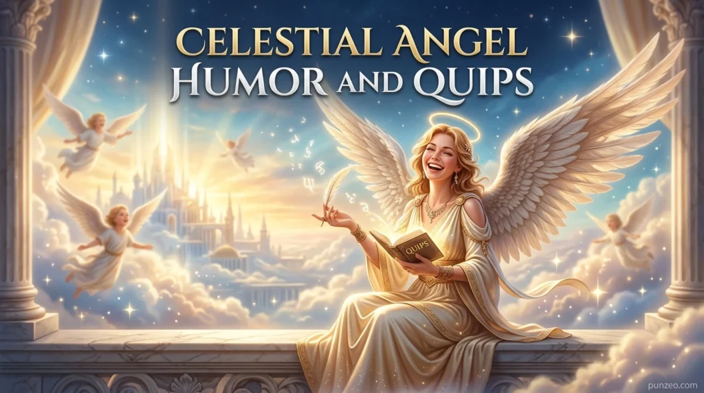 Celestial Angel Humor and Quips