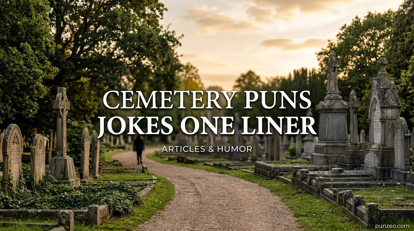 Cemetery Puns Jokes One Liner