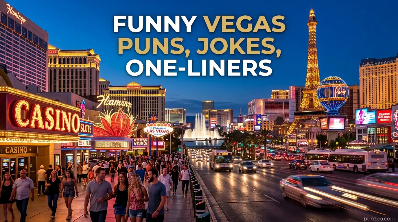 Funny Vegas Puns Jokes One Liner