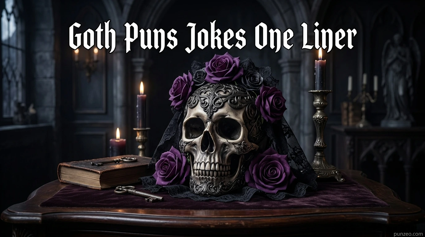 Goth Puns Jokes One Liner