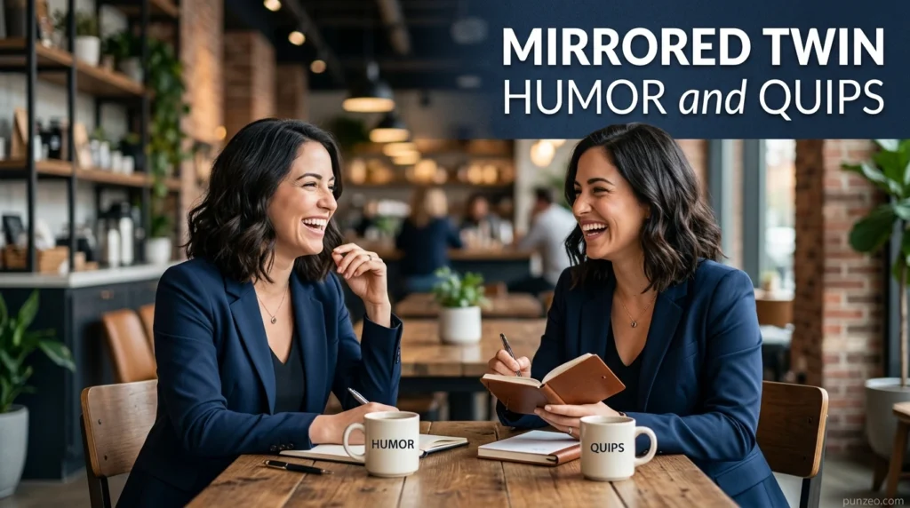 Mirrored Twin Humor and Quips