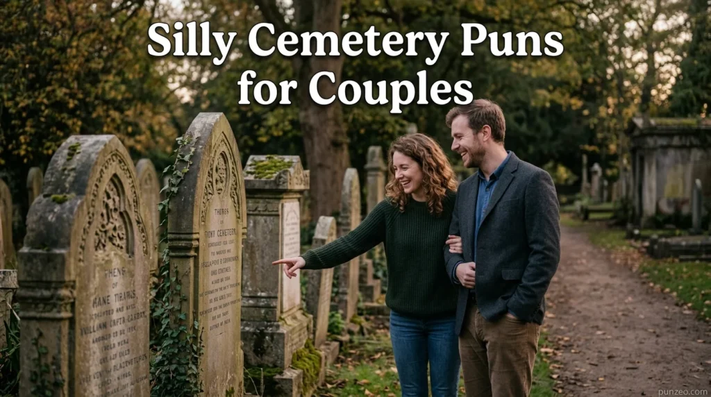 Silly Cemetery Puns for Couples