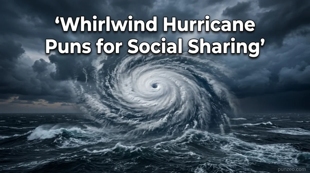 Whirlwind Hurricane Puns for Social Sharing