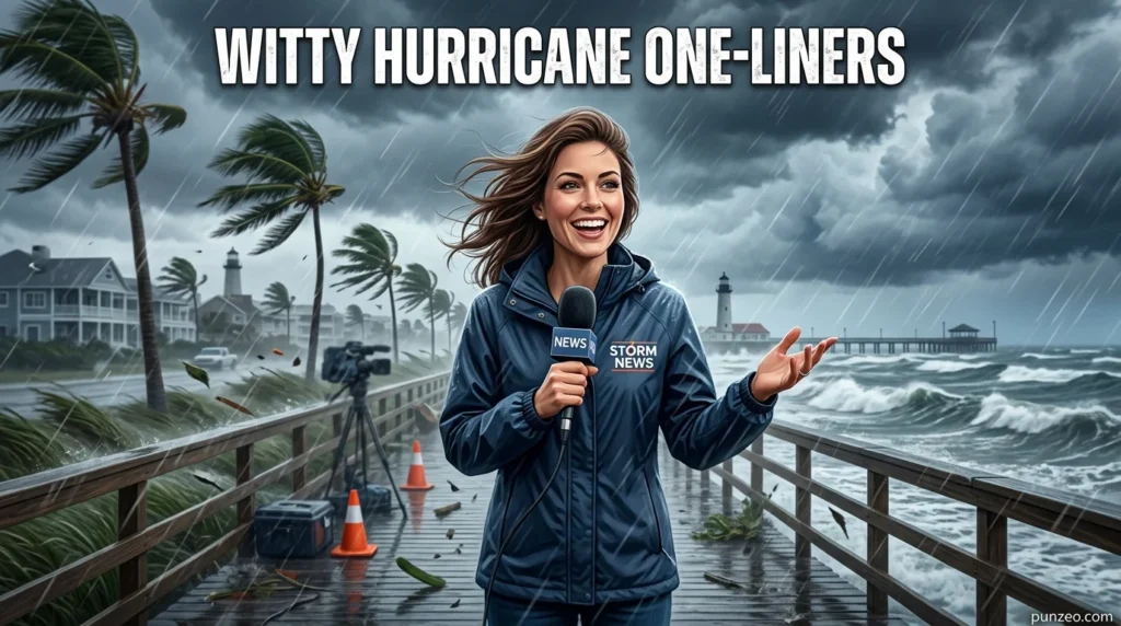 Witty Hurricane One-Liners
