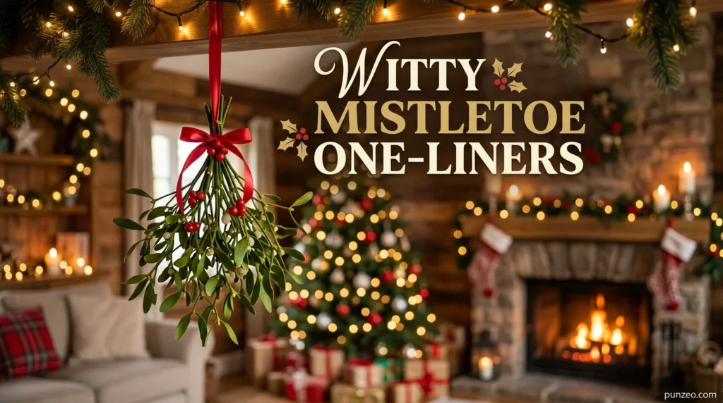 Witty Mistletoe One-Liners
